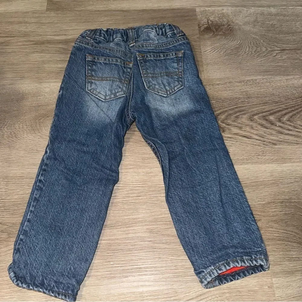 OshKosh B'gosh Fleece Thermal Lined Blue Jeans